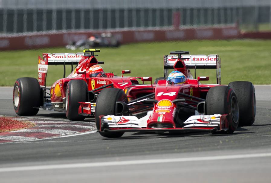 Gara in difesa per le Ferrari, Alonso sesto e Raikkonen 10°. Afp